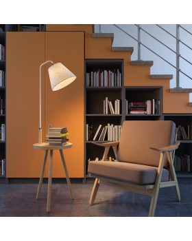 4667/1F HALL ODL20 553 светлое дерево/рогожка Торшер E27 1*60W 220V KALDA-foto3