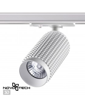 370764 PORT NT21 085 белый Светильник трековый однофазный трехжильный IP20 GU10 50W 220V MAIS-foto4