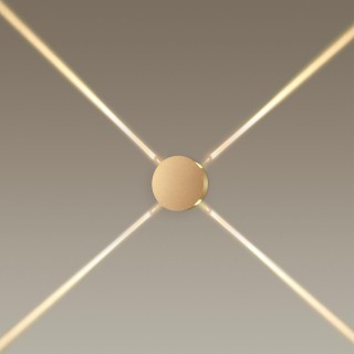 4263/8WL HIGHTECH ODL21 191 золотистый/металл Настенный светильник IP20 LED 8W 315Лм 3000K BEATA-foto3