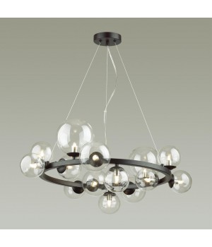 4818/14 MODERN ODL21 393 черный/прозрачный Люстра G9 14*40W TOVI-foto4