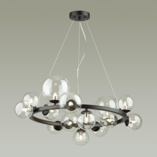 4818/14 MODERN ODL21 393 черный/прозрачный Люстра G9 14*40W TOVI-foto4