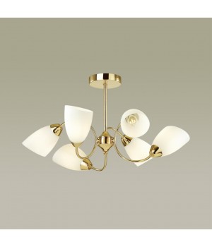 4532/6C COMFI LN21 051 золотой, белый Люстра потолочная E14 6*40W 220V DARLENE-foto3