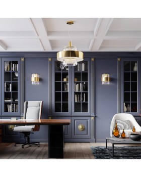 4840/4 HALL ODL21 399 золото/металл/стекло/хрусталь Люстра E14 4*40W LEPART-foto3