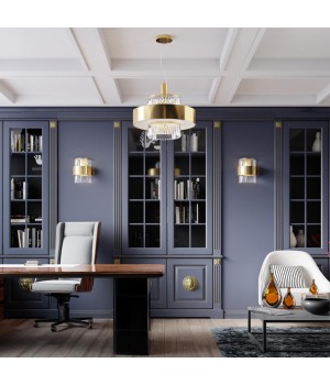 4840/4 HALL ODL21 399 золото/металл/стекло/хрусталь Люстра E14 4*40W LEPART-foto3