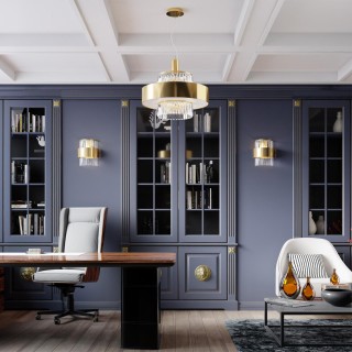 4840/4 HALL ODL21 399 золото/металл/стекло/хрусталь Люстра E14 4*40W LEPART-foto3