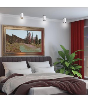 370455 KONST NT19 148 белый Накладной светильник IP20 GU10 50W 220V MECANO-foto3