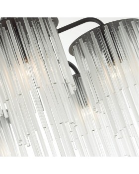 4921/6 MODERN ODL22 329 черный/прозрач./матов./стекло Люстра E27 6*60W PAPITA-foto7