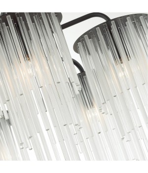 4921/6 MODERN ODL22 329 черный/прозрач./матов./стекло Люстра E27 6*60W PAPITA-foto7