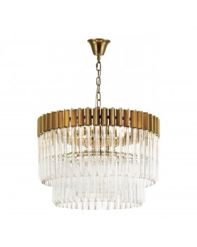 4675/8 HALL ODL20 418 бронзовый/прозрачный Люстра E14 8*40W 220V MORIA-foto6