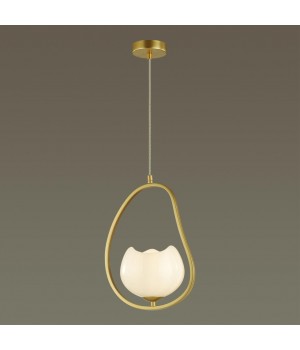 4873/1 MODERN ODL_EX22 85 золотой/белый/стекло Подвес E14 1*40W WATERLILY-foto4