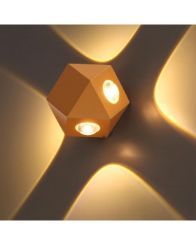 4220/8WL HIGHTECH ODL21 189 золотист/металл Настенный светильник IP54 LED 8W 724Лм 3200K DIAMANTA-foto7