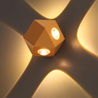 4220/8WL HIGHTECH ODL21 189 золотист/металл Настенный светильник IP54 LED 8W 724Лм 3200K DIAMANTA-foto7