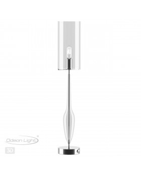 4851/1T STANDING ODL_EX21 19 прозрачный/хром/стекло Высокая Лампа выкл. на базе E27 1*60W TOWER-foto6