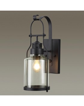 4835/1W NATURE ODL21 577 черный/стекло Ландшафтный настенный светильник E27 1*60W IP44 KALPI-foto4