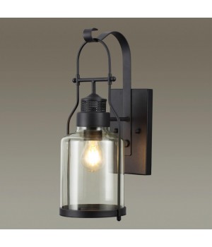 4835/1W NATURE ODL21 577 черный/стекло Ландшафтный настенный светильник E27 1*60W IP44 KALPI-foto4