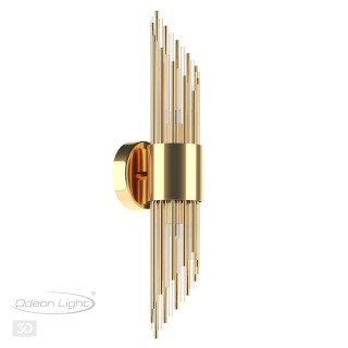 4847/2W HALL ODL21 461 золото/металл/стекло Бра G9 2*40W FLAMBI-foto5