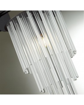 4921/1W MODERN ODL22 329 черный/прозрач./матов./стекло Бра E27 1*60W PAPITA-foto7