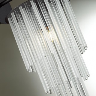 4921/1W MODERN ODL22 329 черный/прозрач./матов./стекло Бра E27 1*60W PAPITA-foto7