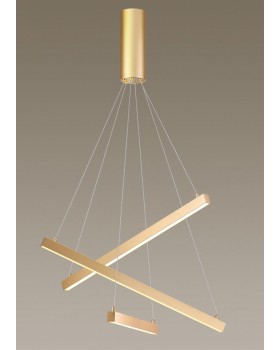 3860/39L L-VISION ODL20 141 золотистый/металл Подвесной светильник LED 3000K 39W 220V COMETA-foto3