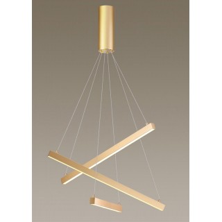 3860/39L L-VISION ODL20 141 золотистый/металл Подвесной светильник LED 3000K 39W 220V COMETA-foto3