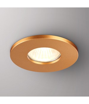 370803 SPOT NT22 286 матовое золото Светильник встраиваемый влагозащищенный IP44 GU10 50W 220V AQUA-foto4