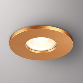 370803 SPOT NT22 286 матовое золото Светильник встраиваемый влагозащищенный IP44 GU10 50W 220V AQUA-foto4