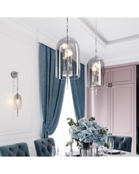 4882/1W NEO ODL_EX22 61 серебристый/дымчатый/стекло Бра с выкл. E14 1*40W BELL-foto3