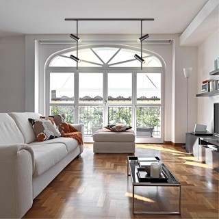 370577 PORT NT19 081 черный Светильник трековый однофазный трехжильный IP20 GU10 2*50W 220V BATRA-foto3