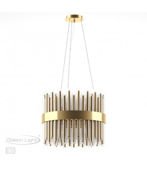 4786/12A HALL ODL21 456 золото/металл/стекло Люстра E14 12*40W VIKETA-foto5