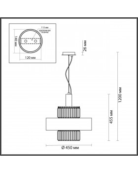4840/4 HALL ODL21 399 золото/металл/стекло/хрусталь Люстра E14 4*40W LEPART-foto2