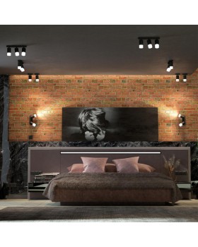 370737 OVER NT21 214 черный Светильник накладной IP20 GU10 9W 235V FLAX-foto3