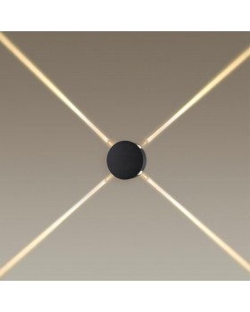 4262/8WL HIGHTECH ODL21 191 черный/металл Настенный светильник IP20 LED 8W 275Лм 3000K BEATA-foto4