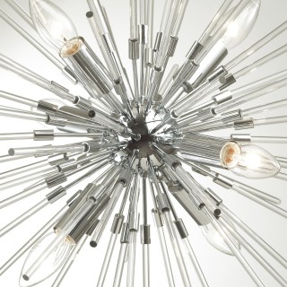 4828/6 HALL ODL21 209 хром/прозрачный Люстра E14 6*40W KADRILIA-foto5