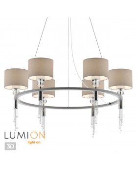 4515/6 NEOCLASSI LN20 176 хром, серый Люстра E27 6*60W 220V SANTIAGO-foto5