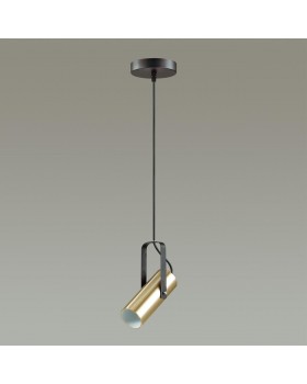 3714/1 MODERNI LN19 100 золотой, чёрный Подвес GU10 LED 1*5W 220V CLAIRE-foto4