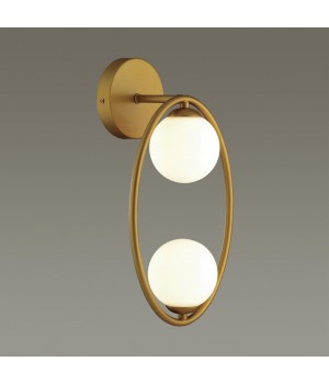 4808/2W MODERN ODL21 399 золотой/белый Бра G9 2*40W SLOTA-foto4