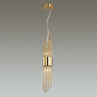 4847/2 HALL ODL21 461 золото/металл/стекло Подвес G9 2*40W FLAMBI-foto4