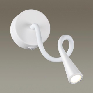 4255/3WL HIGHTECH ODL21 271 белый/металл Настен.светильник выкл на базе IP20 LED 3W 270Лм 3000K ODDS-foto4