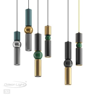 4074/5L L-VISION ODL19 312 черный/золото Подвес GU10 1*5W SAKRA-foto4