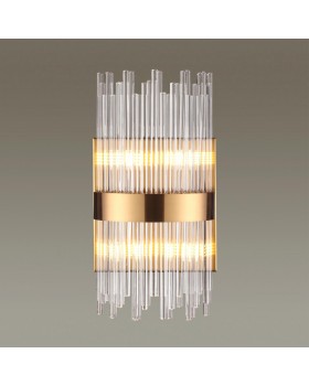 4722/4W HALL ODL20 475 бронзовый/стекло/прозрачный Бра G9 4*33W 220V FOCCO-foto4