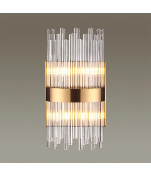 4722/4W HALL ODL20 475 бронзовый/стекло/прозрачный Бра G9 4*33W 220V FOCCO-foto4