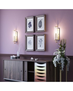 4655/1W COUNTRY ODL20 503 золотой/прозрачный Бра E14 60W 220V RENA-foto3