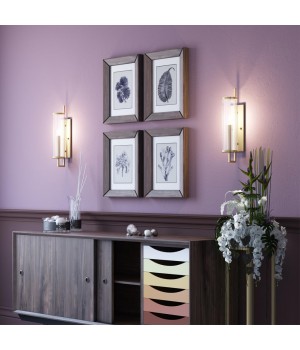 4655/1W COUNTRY ODL20 503 золотой/прозрачный Бра E14 60W 220V RENA-foto3