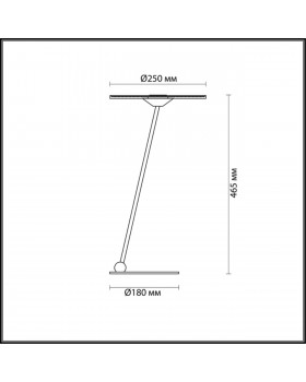 4107/12TL L-VISION ODL19 93 белый Настольная лампа LED 12W ELLEN-foto2