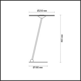 4107/12TL L-VISION ODL19 93 белый Настольная лампа LED 12W ELLEN-foto2