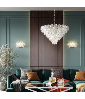 4923/10A MODERN ODL22 325 хром/прозрачный/стекло Люстра E14 10*40W TALERTI-foto3