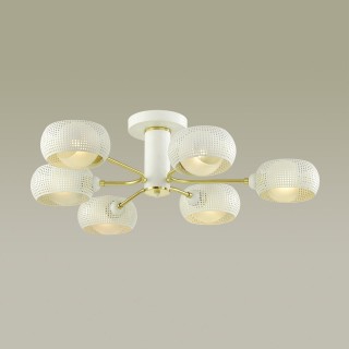 4531/6C MODERNI LN21 137 белый, матовое золото Люстра потолочная E14 6*40W 220V NOELLE-foto3