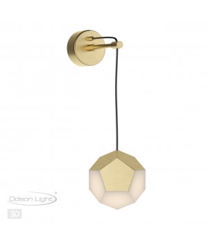 4305/7WL HIGHTECH ODL22 213 золото Настенный светильник LED 7W 420Лм IP20 BINGO-foto4