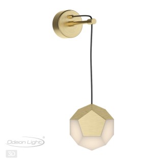 4305/7WL HIGHTECH ODL22 213 золото Настенный светильник LED 7W 420Лм IP20 BINGO-foto4