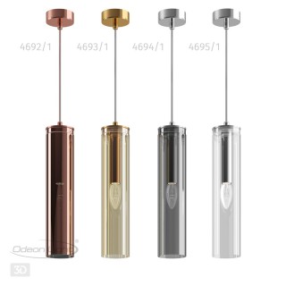 4693/1 PENDANT ODL20 299 золотой/янтарный Подвес E14 1*40W KLUM-foto4